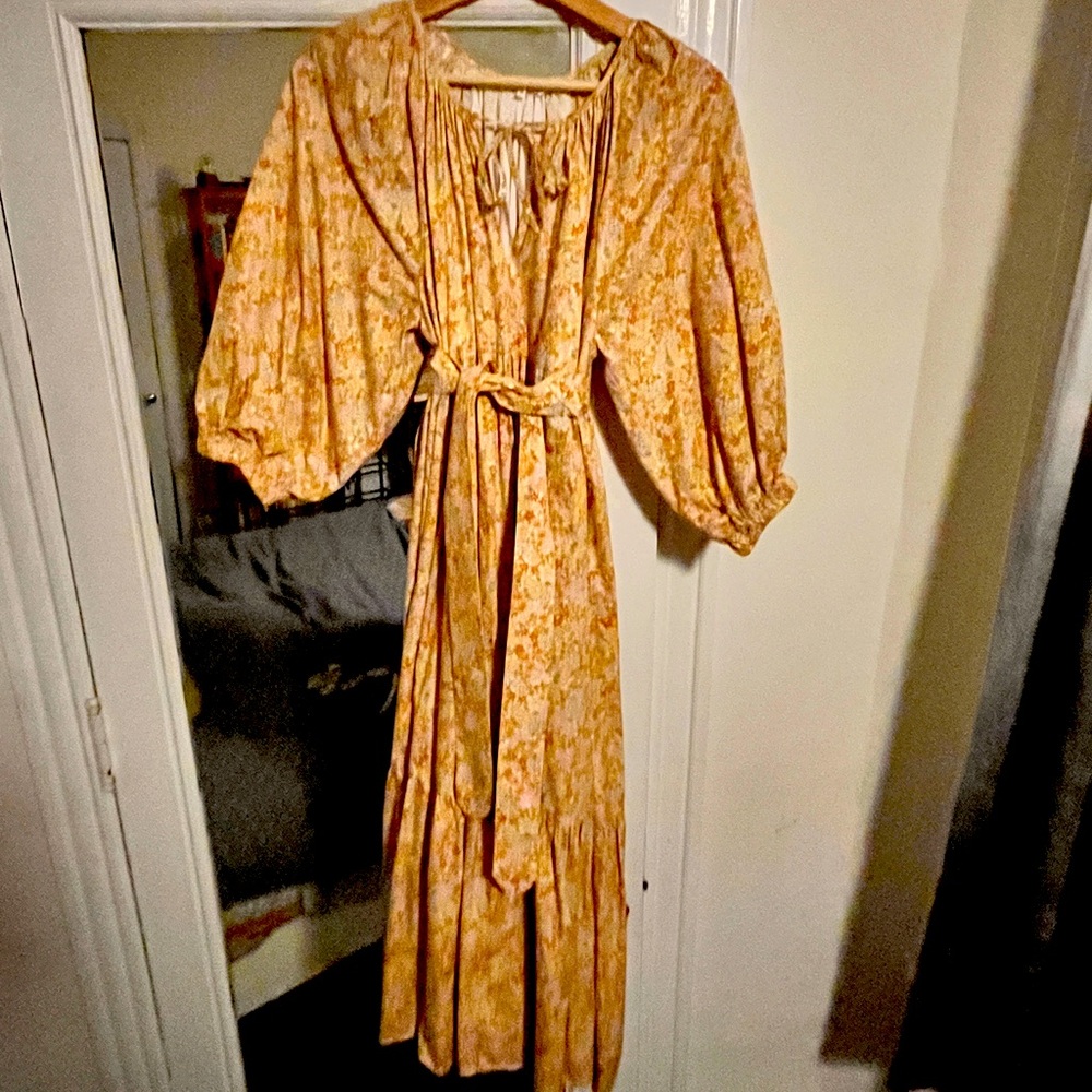 Emerson Fry Rakel Long Dress June Calico xs